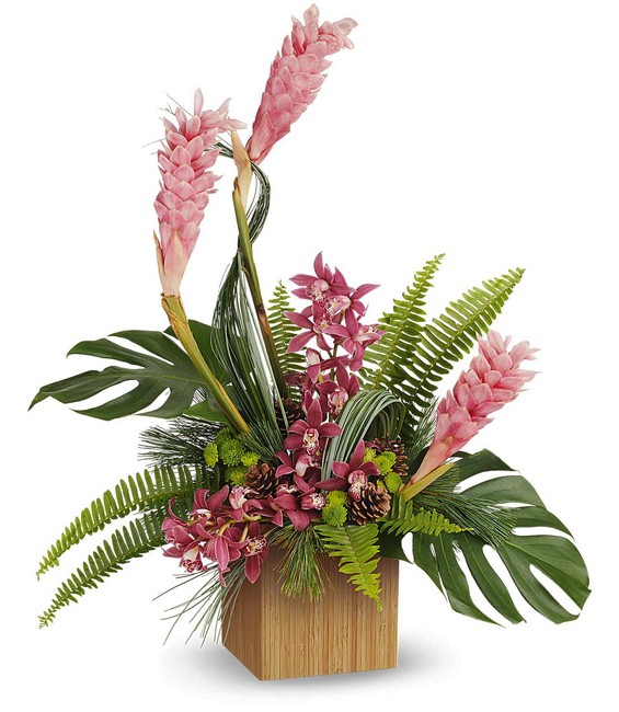 Palm & Pine Bouquet